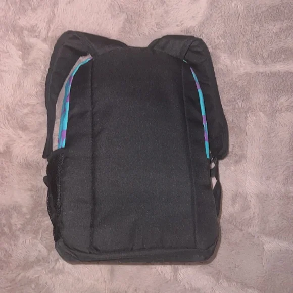 Wildkin purple turquoise blue polka dot backpack 🎒school bookbag zipper pockets - Picture 6 of 11